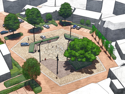 Eerste ideeën voor een nieuw activiteitenplein in Lichtenvoorde