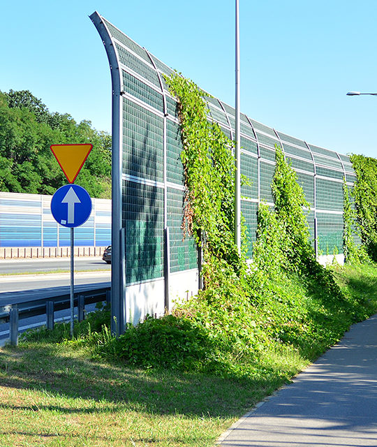 industrielawaai geluisdscherm snelweg